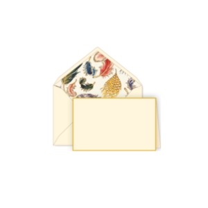 Rossi 1931 100% Cotton Bordered Folded Cards Letter Set 10/10 rossi,letter stationery,amalfi